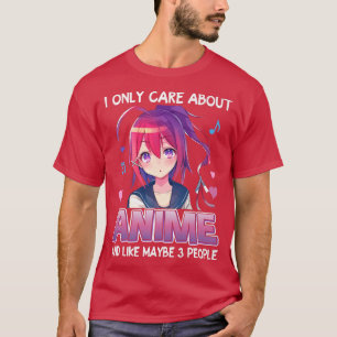 T-shirt Je Me Soucie Uniquement De Anime Japonais Manga Ot