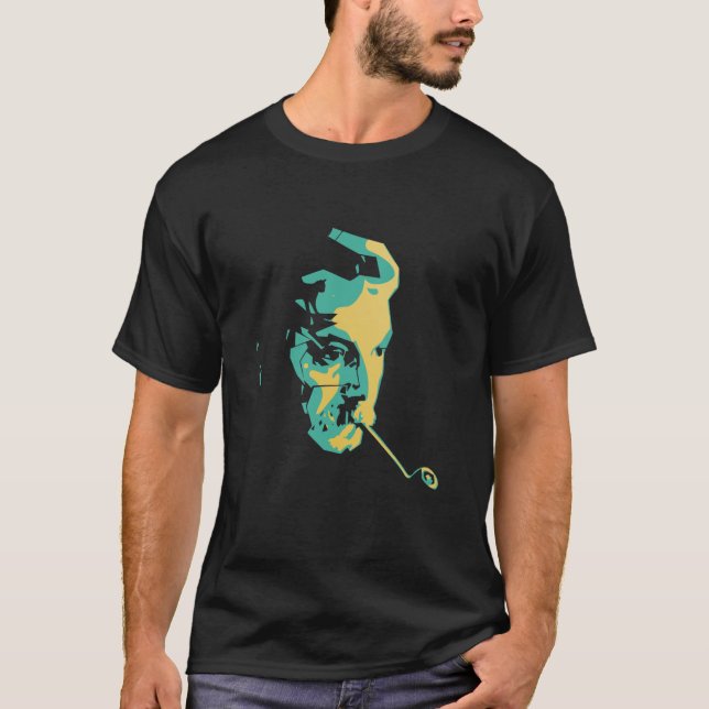 T-shirt Je Me Suis Fait Très Petit Georges Brassens Dj Ele (Devant)