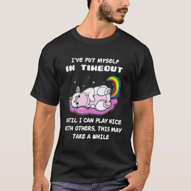 T-shirt Je Me Suis Mis À Temps (Devant)