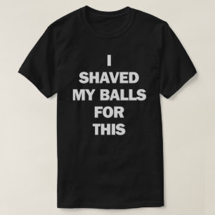 T-SHIRT JE ME SUIS PARTAGÉ LES BALLES POUR ÇA