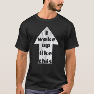 T-shirt Je me suis réveillé comme ça Roman graphique Sarca