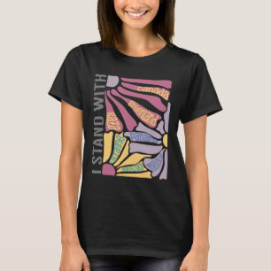 T-shirt Je me tiens avec le Canada Groenland Mexique Panam