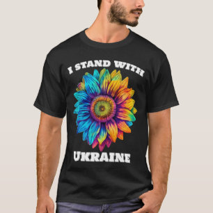 T-shirt Je me tiens avec l'Ukraine
