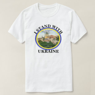 T-SHIRT JE ME TIENS AVEC L'UKRAINE