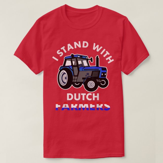 T-shirt Je Me Trouve Avec Le Drapeau Pays-Bas Des Agricult (Design devant)