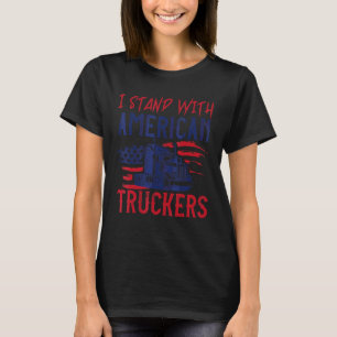 T-shirt Je Me Trouve Avec Truckers Humour Amusant Trucker 