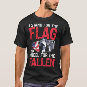 T-shirt Je Me Trouve Pour Le Drapeau Et Je M'Agenouille Po