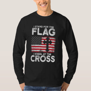T-shirt Je Me Trouve Pour Le Drapeau Que Je M'Agenouille À