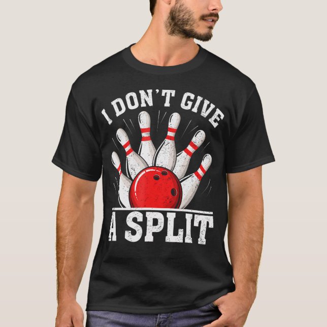 T-shirt Je M'En Fiche D'Une Quille Funny Bowling (Devant)