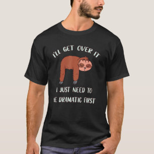 T-shirt Je M'en Remettrai Paresseux Drôle Endormi
