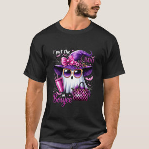 T-shirt Je mets Boo dans la saison effrayante de Halloween