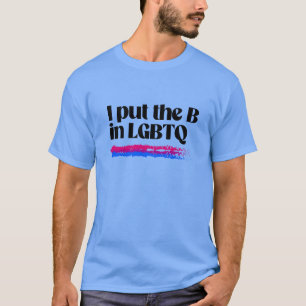 T-shirt Je mets le B dans LGBTQ