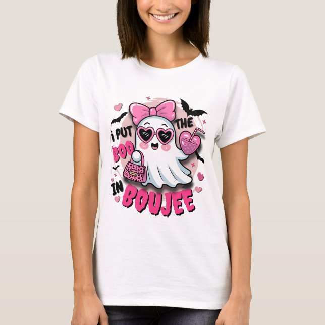 T-shirt Je mets le Boo à Boujee (Devant)