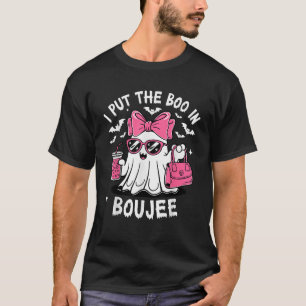 T-shirt Je mets le Boo à Boujee Tee Fancy Ghost Halloween