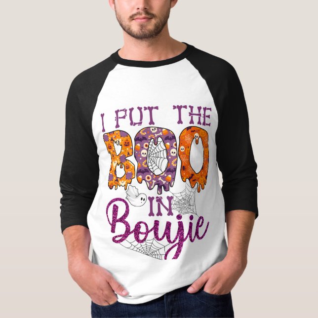 T-shirt Je mets le Boo dans la Bougie (Devant)