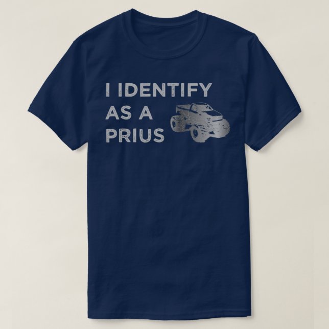 T-shirt Je M'Identifie Comme Prius (Design devant)