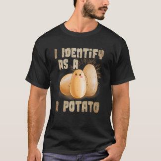 T-shirt Je m'identifie comme une pomme de terre