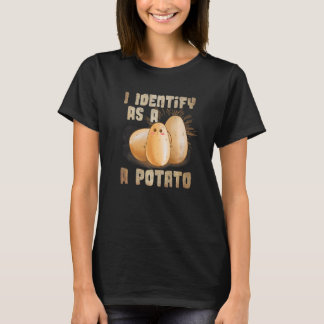 T-shirt Je m'identifie comme une pomme de terre