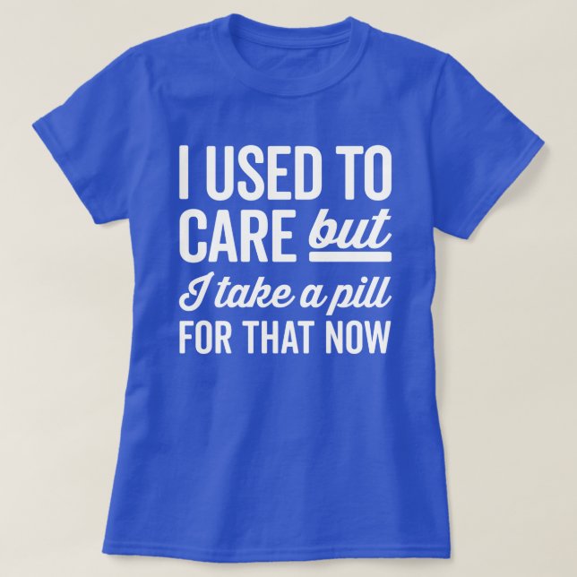 T-shirt Je M'Intéressais Aux Citations Drôle (Design devant)