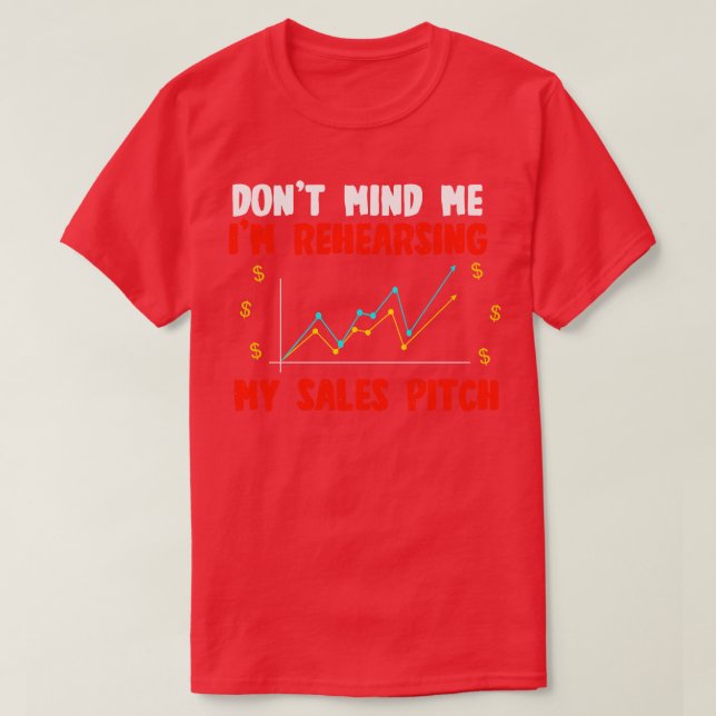 T-shirt Je M'Intéresse Aux Ventes Recherche D'Im (Design devant)