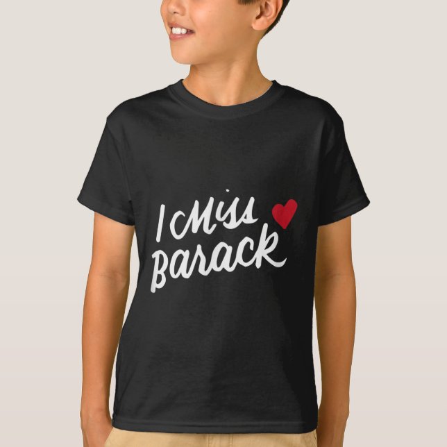 T-shirt Je Mlle Barack Barack Obama Président Histoire Pol (Devant)