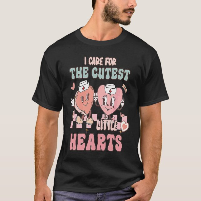 T-shirt Je M'Occupe Des Petits Coeurs Les Plus Cuturs Vale (Devant)