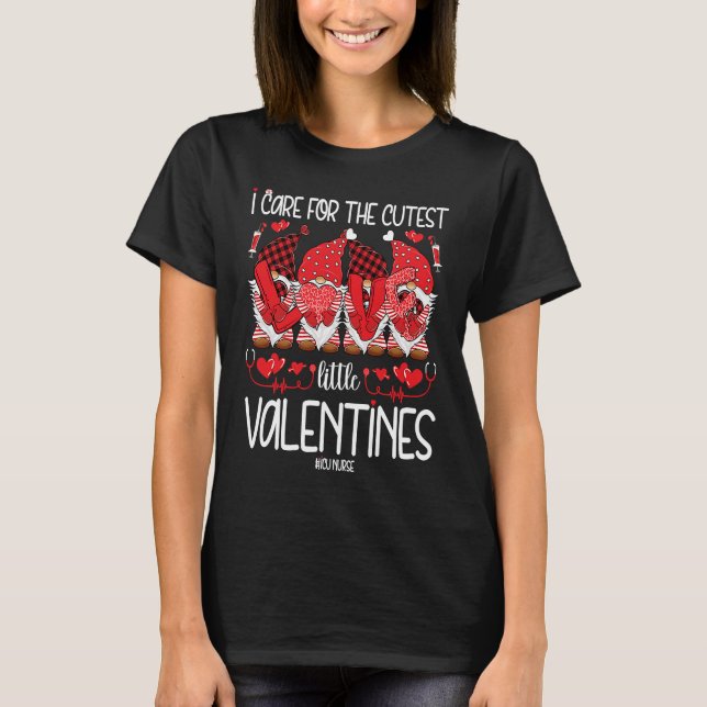 T-shirt Je M'Occupe Des Petits Valentines Les Plus Cuttes  (Devant)