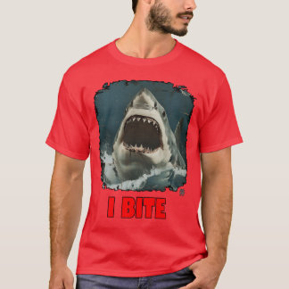 T-shirt Je MORDS drôle