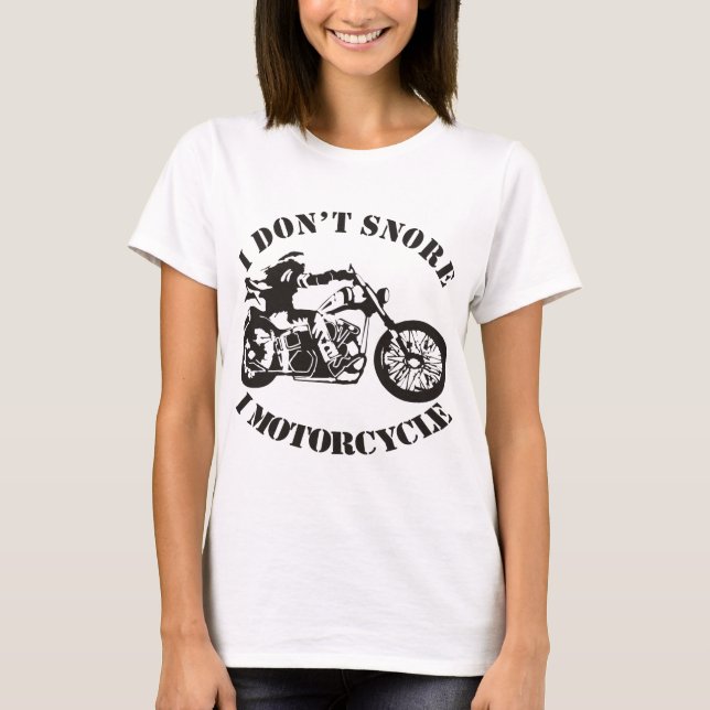 T-shirt Je n’ai pas de rondelle sur ma moto ##USAPatriotGr (Devant)