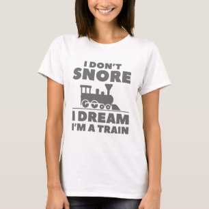 T-shirt Je n’ai pas envie d’aimer Je rêve Je suis un train