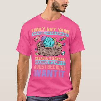 T-shirt Je N'achète De La Laine Que Lorsque J'en Ai Besoin