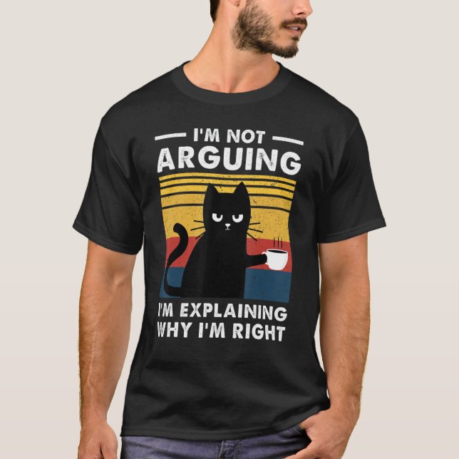 T-shirt Je n'affirme pas que j'explique juste pourquoi j'a (Devant)