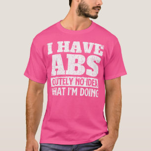 T-shirt Je n'ai absolument aucune idée - Salle de sport mu