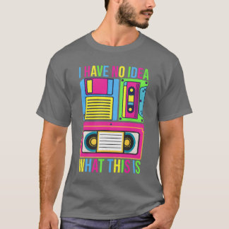 T-shirt Je n'ai aucune idée des années 70 80 90 ami