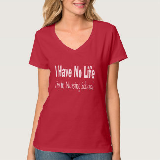 T-shirt Je n'ai aucune vie où je suis à l'école
