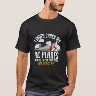 T-shirt Je N'Ai Jamais Craché Mes Avions Rc Télécommande C