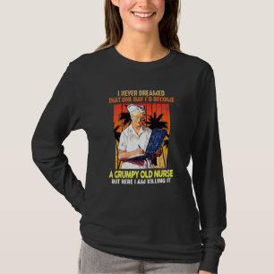T-shirt Je n'ai jamais rêvé qu'un jour je deviendrai une v