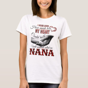 T-shirt Je n'ai jamais su combien d'amour mon coeur pouvai