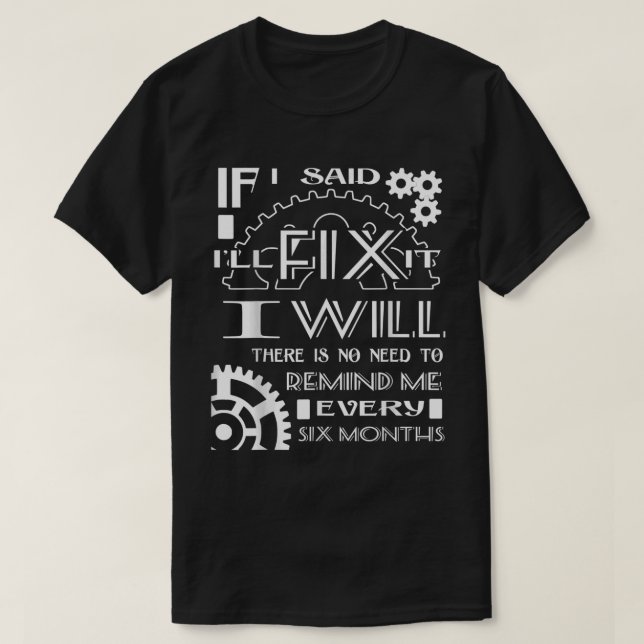 T-shirt Je N'Ai Pas Besoin De Me Rappeler Tous Les Six Lon (Design devant)