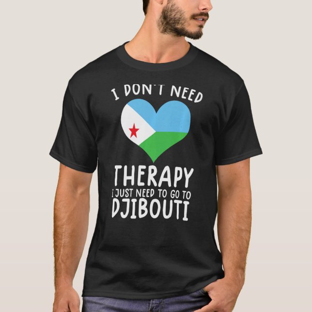 T-shirt je n'ai pas besoin de thérapie, je dois juste alle (Devant)