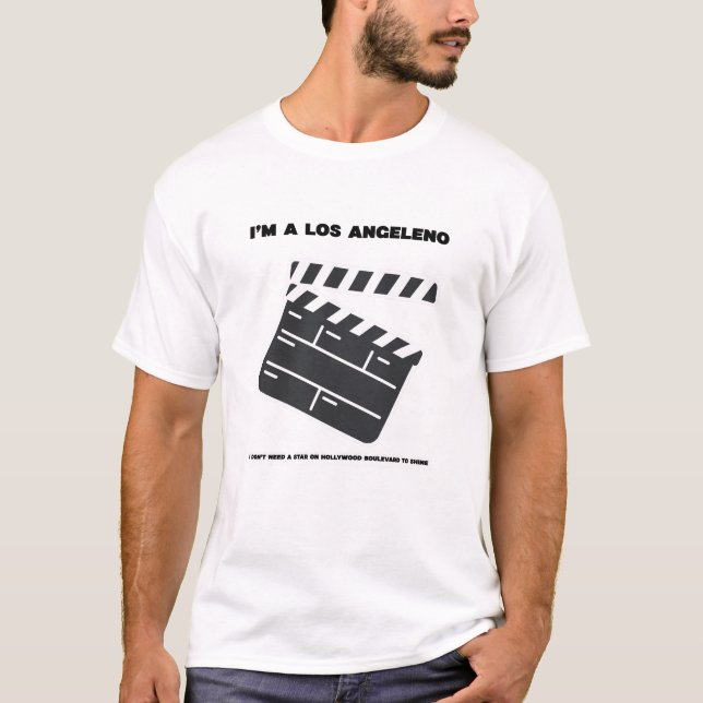 T-shirt Je n'ai pas besoin d'une étoile sur Hollywood Boul (Devant)