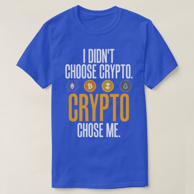T-shirt Je N'Ai Pas Choisi Crypto Crypto (Design devant)