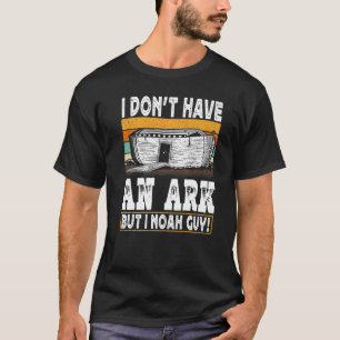 T-shirt Je n'ai pas d'arche mais je Noah Guy Christian Men