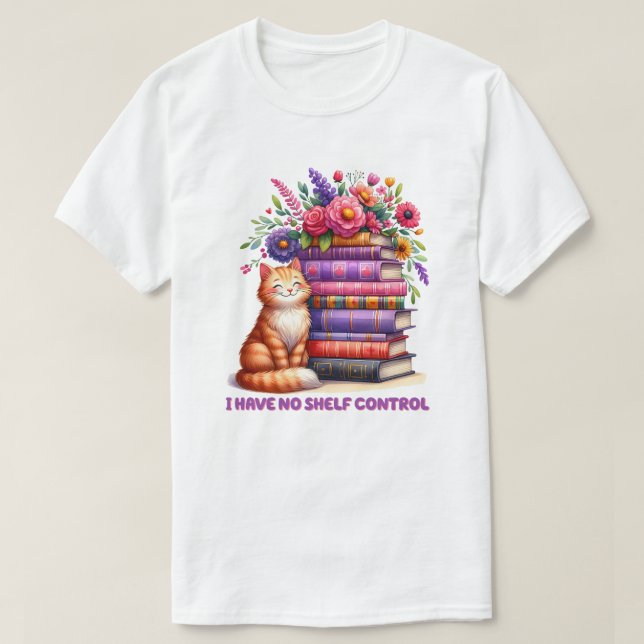 T-shirt Je n'ai pas de chaton de contrôle (Design devant)