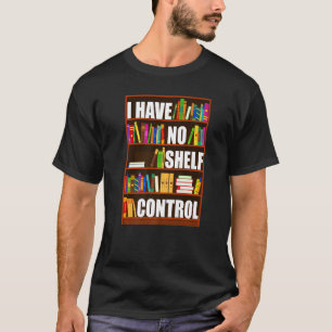 T-shirt Je n'ai pas de livre de lecture de livre de contrô