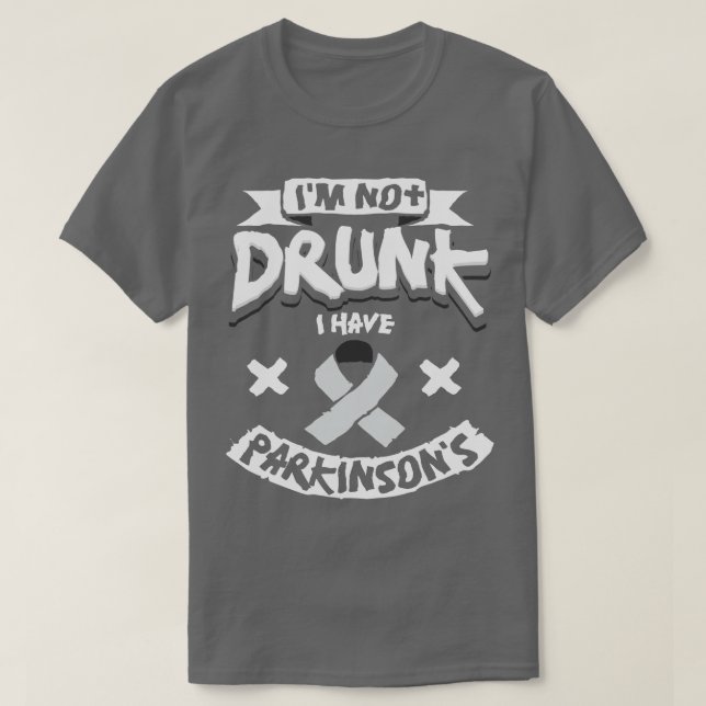 T-shirt Je N'Ai Pas De Parkinsons. (Design devant)