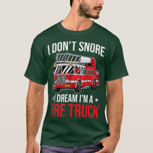 T-shirt Je n'ai pas de ronflement Je rêve Je suis un pompi