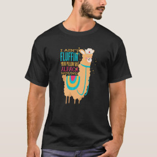 T-shirt Je n'ai pas fouillé ton Coussin, mais Alpaca a tué