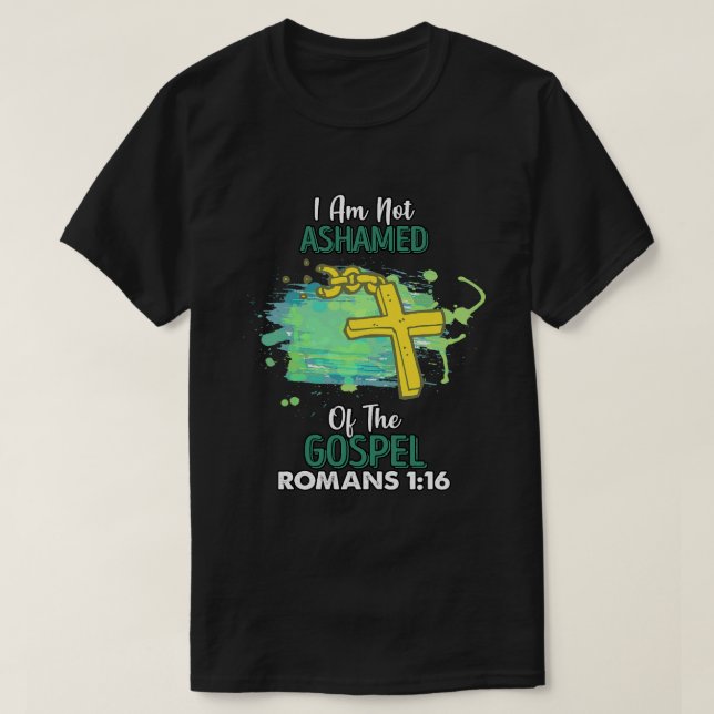 T-shirt Je N'Ai Pas Honte De L'Humour Évangile Sarcastique (Design devant)