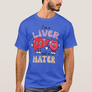 T-shirt Je N'Ai Pas Le Foie D'Être Hater Drôle Infirmière 